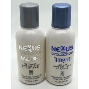 Nexxus Salon Hair Care Shampoo Therappe and Conditioner Humectress 29ml Each NEW